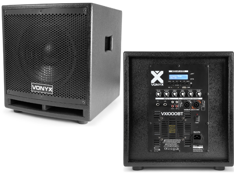 Vonyx VX1000BT-- Sistema de sonido activo 2.2